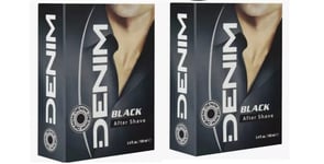 2x Denim Black After Shave Lotion 100ml