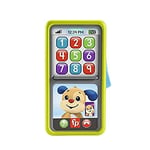 Fisher-Price Mon Smartphone 2 en 1, jouet d’apprentissage de la naissance aux premiers pas, Version: Czech; Anglais, UK; Hongroise; Polonais; Slovak, HNL43