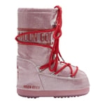 Moon Boot Ikon Glitter Snow Boots Pink | Rosa | 31-34 EU