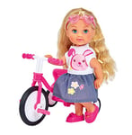 Simba 105733347 Evi Love Tricycle, Poupée pour Enfants à partir de 3 Ans, 12 cm