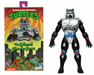 NECA Teenage Mutant Ninja Turtles Cartoon Chrome Dome Ultimate 7" UK New