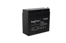 Paqpower Blybatteri - Agm - 5 Års. 12V/18Ah. Med T10 Terminal