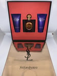 YSL Belle d'Opium Perfume Set EDP 50ml, Body Lotion 50ml, Shower Gel 50ml RARE