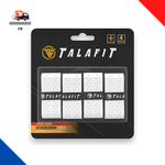 TALAFIT Pack 4 Overgrips | Pro Model | Maximum Grip | Perforé | Padel Grip