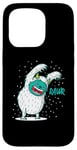 Coque pour iPhone 15 Pro Yeti Monsters effrayent dans la neige