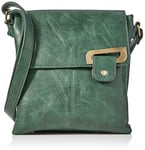 Bessie London, Sac en bandoulière Femme, Vert, ONE SIZE