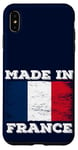 Coque pour iPhone XS Max Made In France With French Flag Novelty Graphic Cool Designs