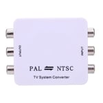 ZJCHAO Mini convertisseur bidirectionnel PAL NTSC SECAM vers NTSC Adaptateur de commutateur de convertisseur de système vidéo TV