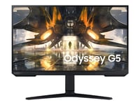 Samsung Odyssey G5 S27AG520PP - LED-skärm - spel - 27" - 2560 x 1440 WQHD @ 165 Hz - IPS - 400 cd/m² - 1000:1 - DisplayHDR 400 - 1 ms - HDMI, Display