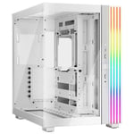 be quiet! Light Base 600 LX Tempered Glass ARGB Reversible ATX Gaming PC Case - White BGW66