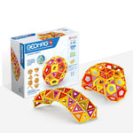 Geomag - Masterbox Blocs de Constructions Magnétiques pour Enfants, Jeu et Jouet Magnétique, Green Collection 100% Plastique Recyclé, 3-99 Ans, 388 Pièces