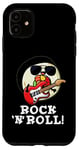 Coque pour iPhone 11 Jeu de mots à sushi Rock and Roll Funny