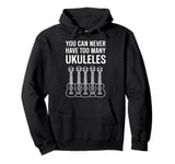 Uke Instrument Quote for Ukulele Player and Ukulelist Pullover Hoodie