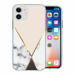 For Apple Iphone 11 Silicone Case Abstract Marble Print - S5417