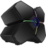 Boitier PC sans alimentation - DEEPCOOL Quadstellar Infinity (noir) - Format E-ATX - Verre trempé