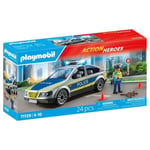 PLAYMOBIL 71729 Polisbil med siren och ljusplatta