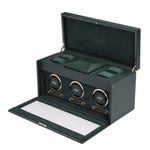 Wolf British Racing Green Pyöritin 3 Kelloa Vihreä Synteettinen nahka 792341 - Unisex - Synthetic leather