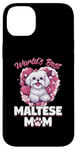 iPhone 14 Plus Maltese Dog Breed Pet World's Best Maltese Mom Case