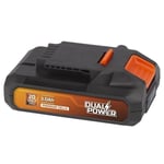 Batterie 20V 3Ah Dual Power POWDP9023 - DUAL POWER - Pour outils de bricolage et de jardinage