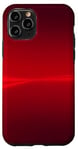 Coque pour iPhone 11 Pro Art rouge abstrait minimaliste esthétique