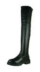 Geox Iridea Womens Over The Knee High Leather Boots - Black