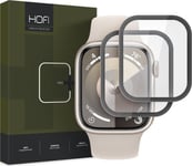 Hofi Szkło Hybrydowe Hofi Hybrid Pro+ 2-Pack Apple Watch 7 / 8 / 9 (41 Mm) Black