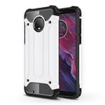 Motorola Moto G6 armor guard hybridikotelo - Valkoinen