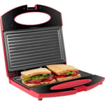 Gotoll - Sandwich Maker Presse à Panini Toaster Croque Monsieur Appareil Panini Grill - Rouge