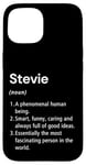 Coque pour iPhone 15 Stevie Définition du nom Dictionnaire amusant