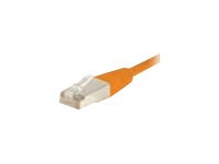 Exertis - Patch-kabel - RJ-45 (hane) till RJ-45 (hane) - 50 cm - F/UTP (folieöverdraget oskärmat tvinnat par) - CAT 6 - formpressad - orange