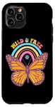 iPhone 11 Pro Wild & Free Butterfly Rainbow Retro Vibes Case