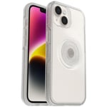 Coque Otter + Pop Coque pour iPhone 14 Plus, anti-chute, protection avec PopSockets PopGrip, supporte 3 x plus de chutes que la norme militaire, antimicrobien - Pailleté - Neuf