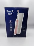 Oral-B Pro 1 Cross Action Pink Electric Toothbrush with Travel Case