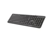 Trust Ziva Multimedia - Clavier - USB - QWERTY - Espagnol - noir