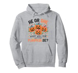 He or She What Will Our Little Pumpkin Be Baby Pregnancy Pullover Hoodie