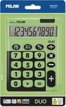 Blister calculatrice de bureau 10 chiffres, Duo vert