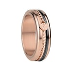 BERING Bague pour femme en or rose brillant - Collection Arctic Symphony avec acier inoxydable - Moselle 7, Acier inoxydable, Aucune pierre précieuse