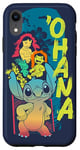 Coque pour iPhone XR Disney Lilo & Stitch Beach Vibes avec Nani & Scrump 'Ohana