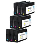 9 C/M/Y Ink Cartridges for HP Officejet 6100 6600 6700 7110 7510 7610 7612