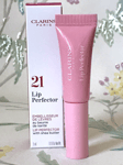 Clarins Lip Perfector 21 Soft Pink Glow Gel Plumping Balm Lips & Cheeks 5ml