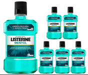 Listerine Cool Mint Mouthwash, 1L (pack of 6)