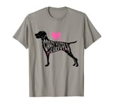 Hungarian Vizsla Dog Mom Crazy Vizsla Lady Funny Women Gift T-Shirt