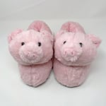 Aroma Home Perry Pig 3D Novelty Slippers - Free Size to fit UK 3-8