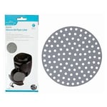 1x Round Silicone Reusable Air Fryer Liner 20cm Grey Non-Stick Baking Paper