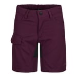 Urberg Juniors' Hiking Shorts 2.0 Dark Purple, 110/116