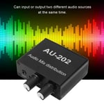 2 In 2 Out Audio Splitter Stereo Mixer Audio Splitter For Headphones External