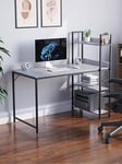 Vida Designs Brooklyn Desk With 3 Shelves