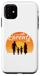Coque pour iPhone 11 Journée mondiale des parents, journée des grands-parents, papa maman, 1er juin