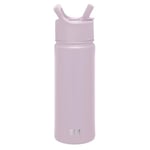 Simple Modern Gourde Enfant Isotherme avec Paille | Gourde Sport Adulte en Acier Inoxydable | Summit | 530ml | Lavender Mist