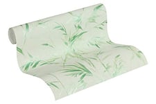 A.S. Création papier peint intissé Sumatra papier peint palmier papier peint effet jungle 10,05 m x 0,53 m vert 373764 37376-4